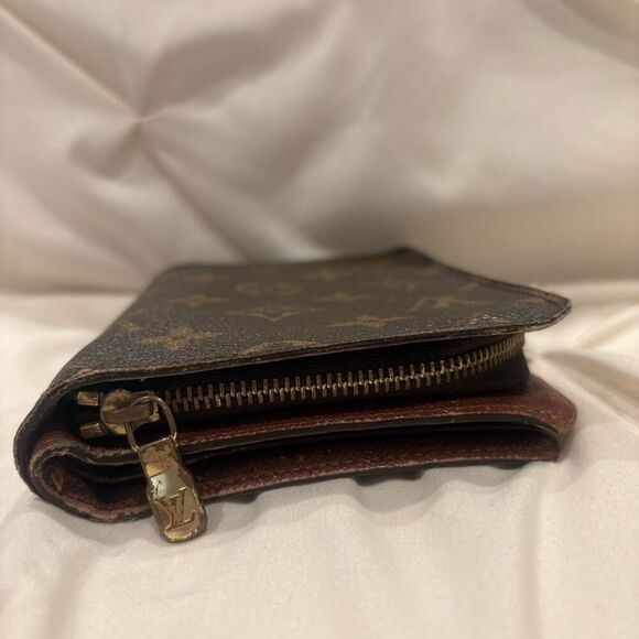 Vintage Louis Vuitton Classic Monogram Porte Papier Zippe Bifold Wallet & Insert - Picture 3 of 14